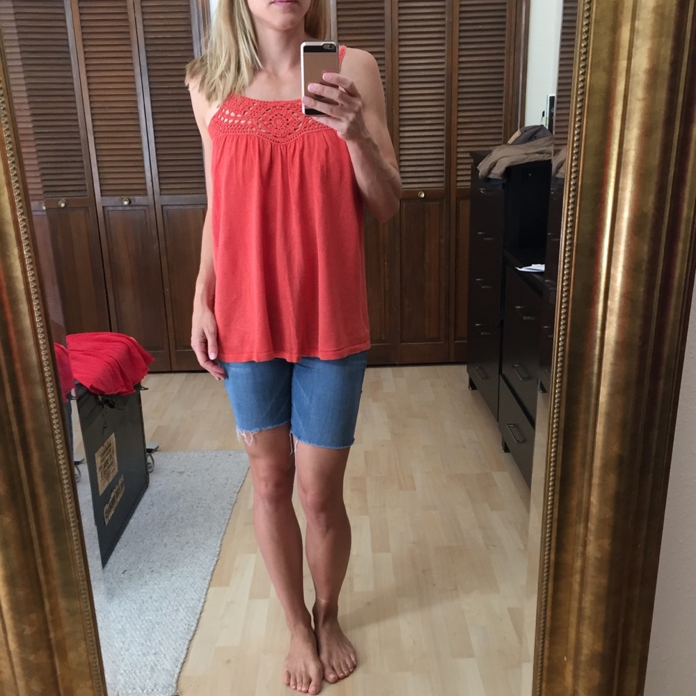 Banana Republic crocheted camisole